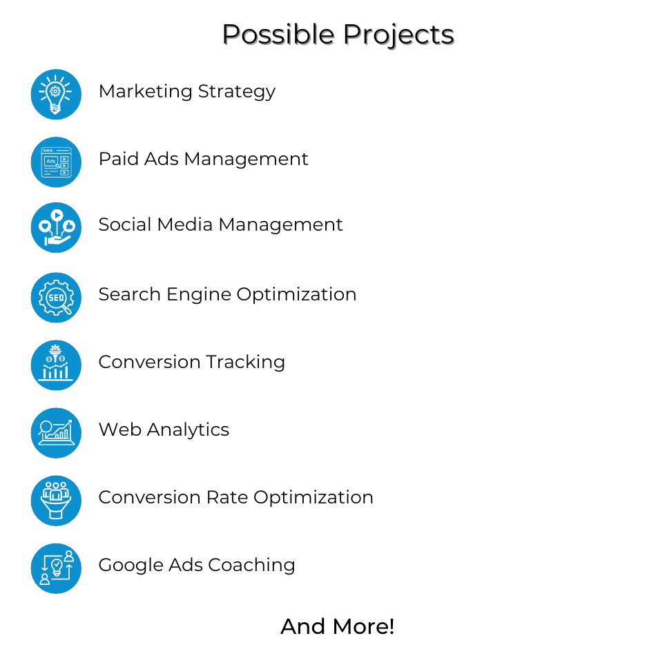 TN Digital Marketing Available Services: Media Strategy PPC Managagement SEO